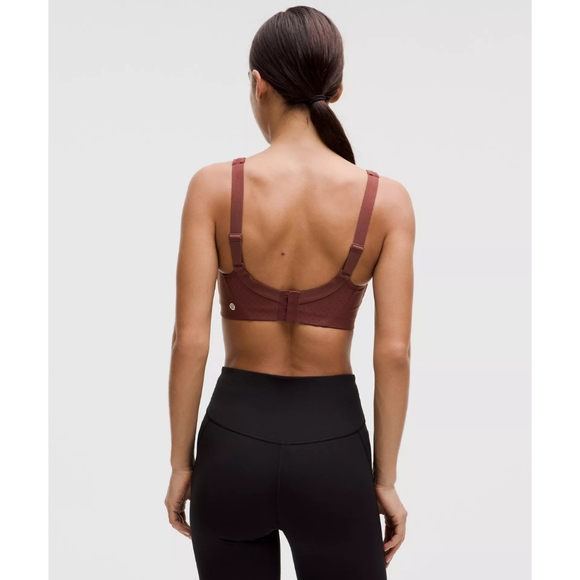 Lululemon Athletica Sports Bra Womens Size 32DD Purple Run Times High Support - Picture 6 of 12